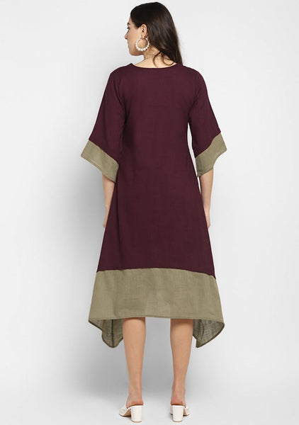 Buy online Women's Fit & Flare Knee Length Dress from western wear for  Women by Saanjh for ₹1179 at 66% off | 2024 Limeroad.com