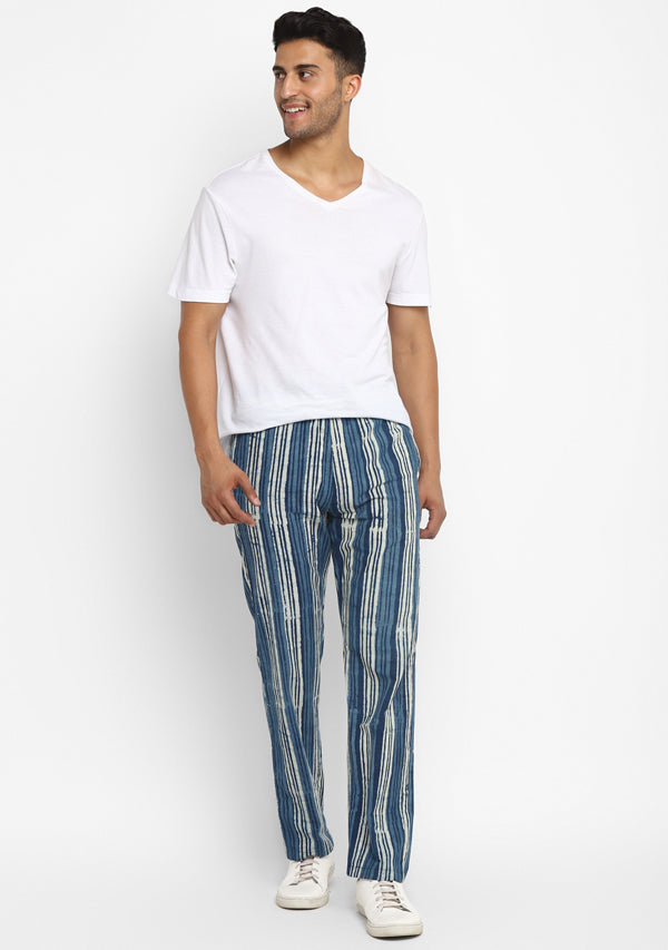 Buy Blue Trousers  Pants for Women by Fabindia Online  Ajiocom